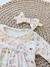 Conjunto vestido estampada +calza - campanitas mora
