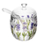 Açucareiro em Cristal Lavanda Hand Painting com Tampa e Colher – 180ml - The Cozy Home