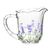Conjunto Jarra e 6 Taças de Cristal Lavanda Hand Painting – 1,3L / 240ml - The Cozy Home