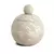 Porta Algodão Cozy – Resina Off White 9cm - comprar online