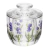 Manteigueira Francesa em Cristal Lavanda Hand Painting – 9,8 cm