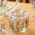 Manteigueira Francesa em Cristal Lavanda Hand Painting – 9,8 cm - loja online