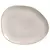 Conjunto de 6 Pratos Rasos Ovais Orgânico Latte – Stoneware 31x24cm