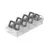 Organizador de Temperos 9 Peças Clear – Branco