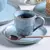 Conjunto com 6 Xícaras de Café com Pires Bio Breeze – Stoneware 120ml na internet