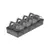 Organizador de Temperos 9 Peças Clear – Preto
