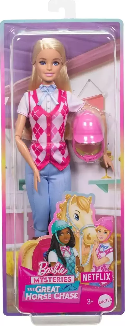 BONECA BARBIE - SERIE MISTERIO MALIBU - EQUITACAO