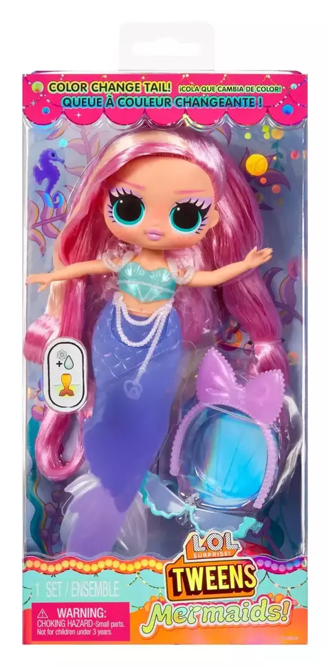 BONECA LOL SURPRISE TWEENS MERMAID LOLA WAVES