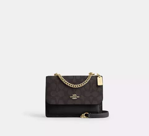 Coach - Bolsa crossbody Mini Klare em tela exclusiva