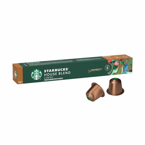 Capsulas Starbucks House Blend Lungo Oficial By Nespresso 10 Unidades - comprar online