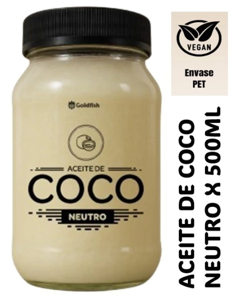 Aceite De Coco Neutro Goldfish 500 Ml Frasco Pet - comprar online