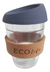 Vaso Vidrio Con Tapa Silicona 310 Ml Con Agarre Eco Life - SV Multistore