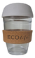 Vaso Vidrio Con Tapa Silicona 310 Ml Con Agarre Eco Life - tienda online