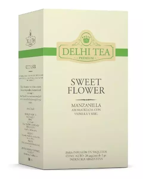 Te Delhi Tea Premium Sweet Flower X 20 Saquitos - comprar online
