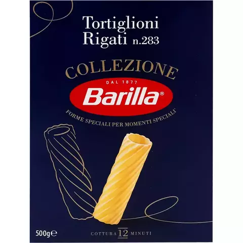 Fideos Italianos Pasta Barilla Collezione Tortiglioni 500g - comprar online