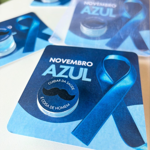 Lembrancinha Novembro Azul - Mini Gel Pós Barba 5ml