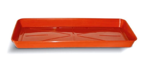 Plato Porta/posa Maceta Jardinera Rect. Chica Colombraro