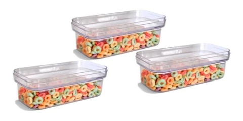 Contenedor /tarro Acrilico Art. 9719 Colvision X3 Colombraro