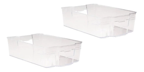 Organizador De Heladera Apilable/encastrable X2 Colombraro