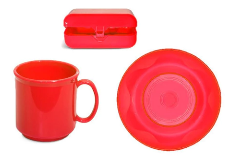 Set Escolar /jardin (plato- Taza- Jabonera) Colombraro