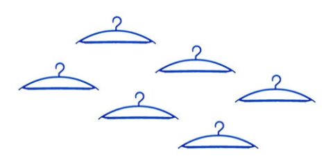 Percha Reforzada De Luxe X 6 Unidades Art 8065 Colombraro