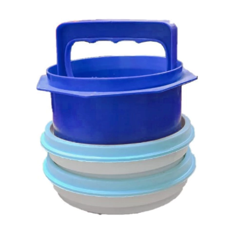 Hamburguesera Plastica X 2 Contenedor Art 1800 Colombraro en internet
