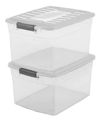 Cajas Organizadoras Plasticas Colbox 15lts X 2 U. Colombraro