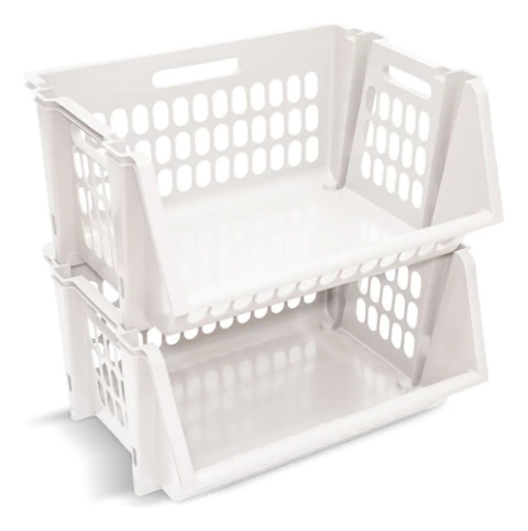 Contenedor Apilable Calado Napoles X 2 Art 9366 Colombraro - comprar online