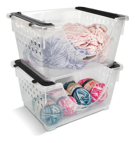 Contenedor Apilable Encastrable Mediano X2 Colombraro