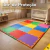 Kit 12 Peças Tatame Modular EVA 50x50cm 10mm Infantil Academia Piso Protetor Colorido Chão Tapete na internet