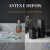Kit Banheiro Acessórios Porta Escova Dental e Dispenser Sabonete Líquido Pia Banheiro Preto
