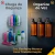 Kit 3 Dispenser Parede Marrom Âmbar 400ml Banheiro Hotel