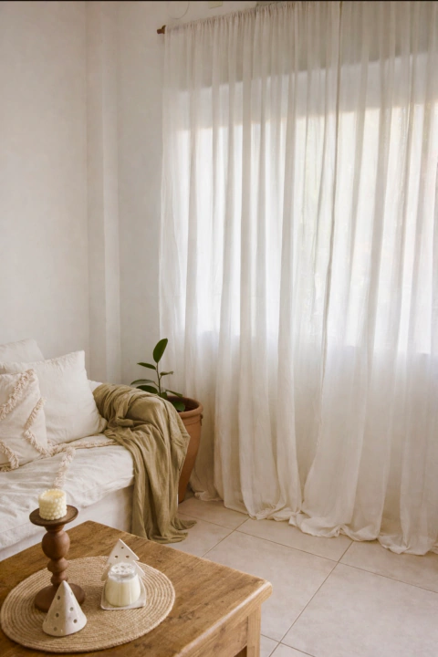 Juego de cortinas SIN VOLADOS