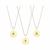 Colar Personalizado Feminino De Letra Folheado Ouro 18k