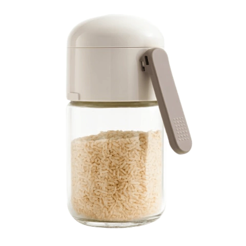Saleiro Pimenteiro Porta Condimentos Dosador Dispenser 250ml com Medição Temperos Especiarias Multiuso Portátil