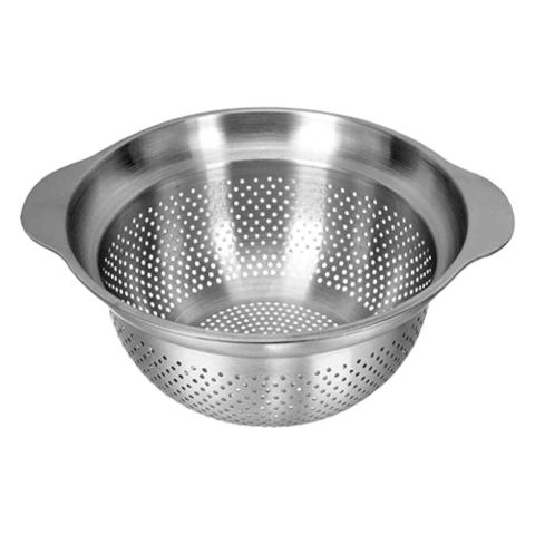 Escorredor Multiuso 31cm Metal Arroz Legumes Frutas Macarrão Cozinha