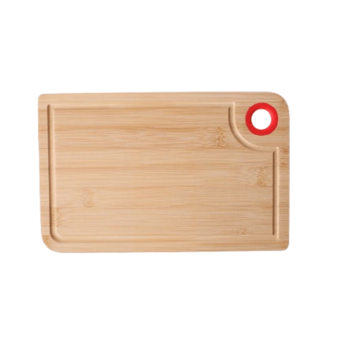 Tábua Para Corte Retangular Bambu Carne Legumes Churrasco Cozinha