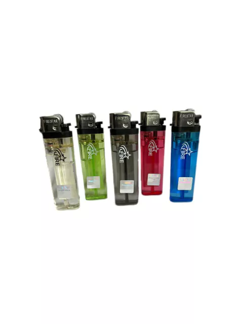 Isqueiro Firestar Transparente Descartáveis