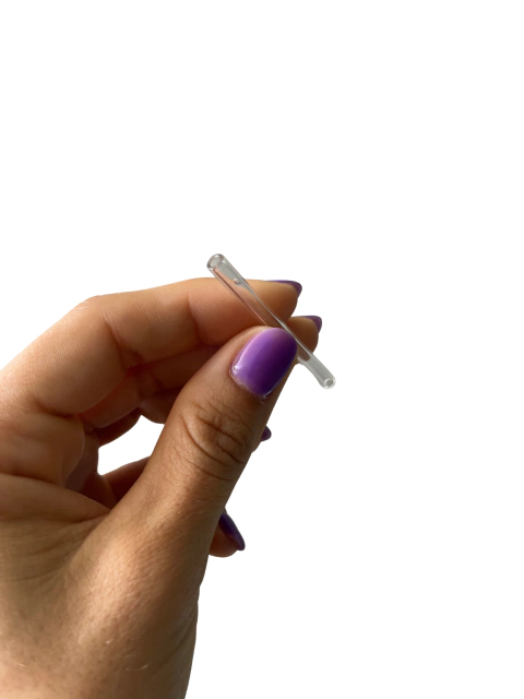 Piteira de Vidro 4mm Longa