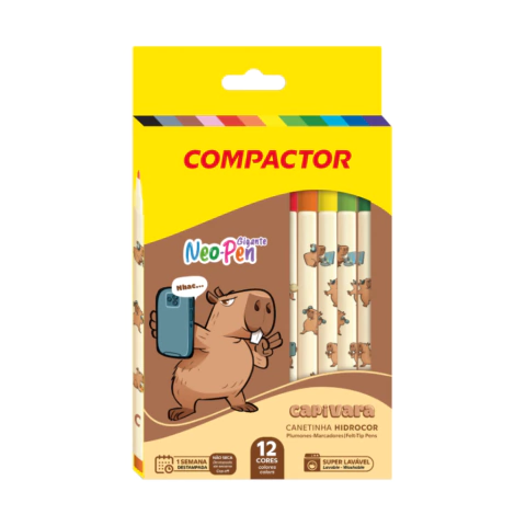 HIDROGRAFICA NEO PEN GIGANTE CAPIVARA C/12
