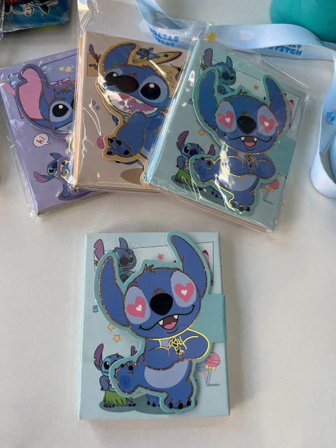 Bloco de Notas Adesivado Sanfona STITCH