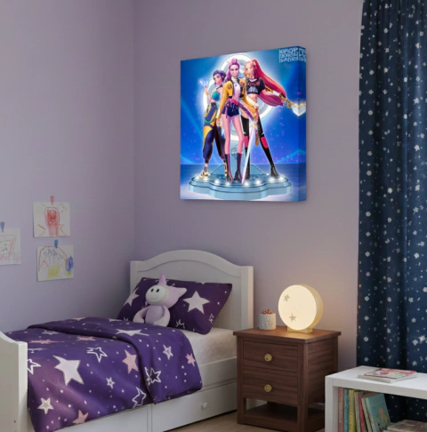 CUADRO GUERRERAS KPOP - HUNTRIX - comprar online