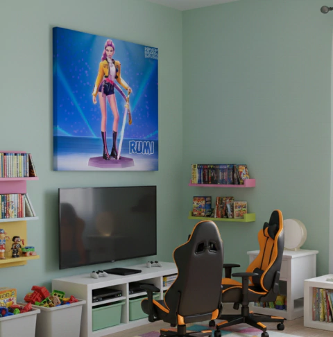 CUADRO GUERRERAS KPOP - HUNTRIX - RUMI - comprar online