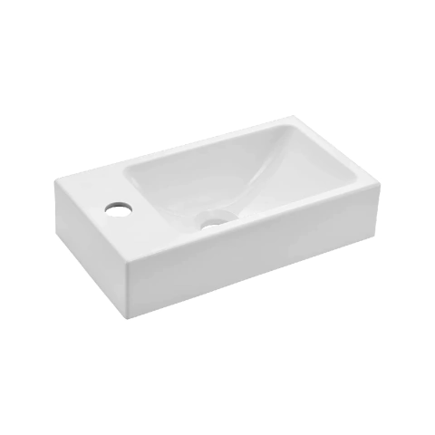 Bacha Piazza A146 Loza Blanca Baño Apoyo - comprar online