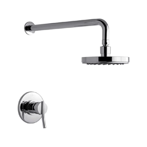 Griferia De Ducha Fv Libby Monocomando Cromo 108/39 Acabado Cromado Color Plateado - comprar online