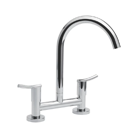 Grifo De Cocina Doble Comando Fv 39 Libby 0428/39 Cromo Acabado Cromado - comprar online