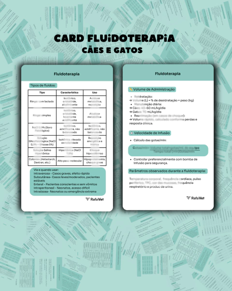 Card Fluidoterapia em Cães e Gatos