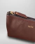 Necessaire Média em Couro - Marrom - comprar online
