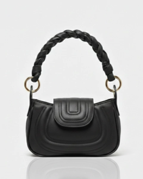 Bolsa em Couro Legítimo - Luna Preto