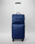 Kit Viagem Mala + Frasqueira com Matelassê Azul